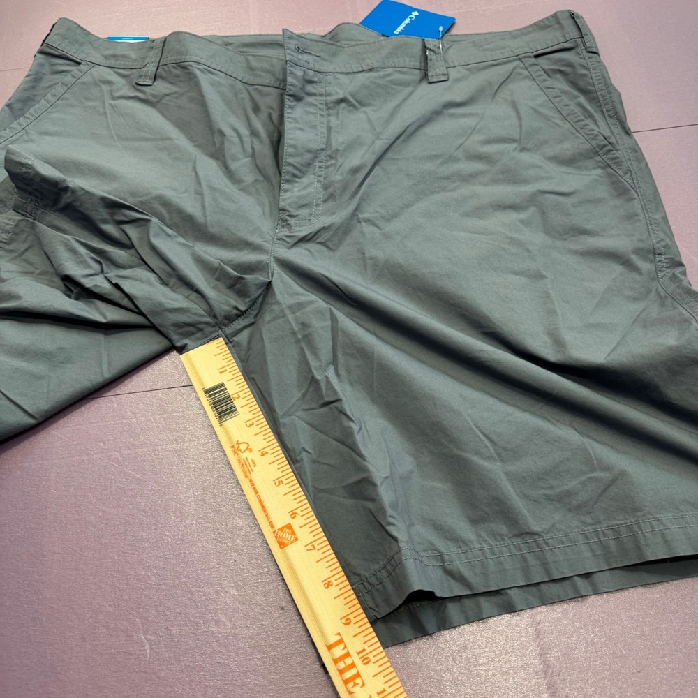 Columbia Mens 44 REG Washed Out Short Label Sz 44x10 Gray Casual Outdoor Shorts - Picture 2 of 12